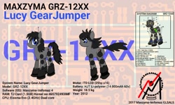 Size: 1024x613 | Tagged: safe, artist:wvdr220dr, oc, species:pony, 2012, imfomaz os, robot, robot pony