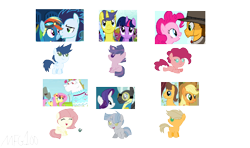 Size: 1356x804 | Tagged: safe, artist:mixelfangirl100, character:applejack, character:bulk biceps, character:caramel, character:cheese sandwich, character:comet tail, character:fluttershy, character:pinkie pie, character:rainbow dash, character:rarity, character:soarin', character:thunderlane, character:twilight sparkle, parent:applejack, parent:bulk biceps, parent:caramel, parent:cheese sandwich, parent:comet tail, parent:fluttershy, parent:pinkie pie, parent:rainbow dash, parent:rarity, parent:soarin', parent:thunderlane, parent:twilight sparkle, parents:carajack, parents:cheesepie, parents:cometlight, parents:flutterbulk, parents:rarilane, parents:soarindash, species:pony, ship:carajack, ship:cheesepie, ship:cometlight, ship:flutterbulk, ship:rarilane, ship:soarindash, baby, baby pony, female, male, offspring, shipping, simple background, straight, transparent background