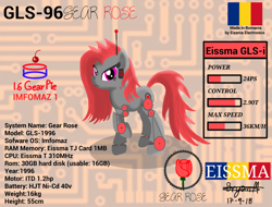 Size: 2048x1556 | Tagged: safe, artist:wvdr220dr, oc, species:pony, '90s, imfomaz os, robot, robot pony, romania