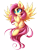 Size: 4000x5000 | Tagged: safe, artist:kaleido-art, character:fluttershy, species:pegasus, species:pony, g4, chest fluff, cute, ear fluff, eyebrows, female, flying, hooves to the chest, leg fluff, mare, shyabetes, signature, simple background, smiling, solo, spread wings, three quarter view, transparent background, wings