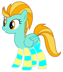 Size: 6000x6848 | Tagged: safe, artist:icey-wicey-1517, artist:kiowa213, edit, character:lightning dust, species:pegasus, species:pony, absurd resolution, clothing, ear piercing, earring, female, jewelry, mare, piercing, simple background, socks, solo, striped socks, transparent background