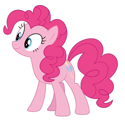 Size: 6944x6944 | Tagged: safe, artist:sinkbon, character:pinkie pie, species:pony, episode:the maud couple, g4, my little pony: friendship is magic, absurd resolution, simple background, transparent background, vector