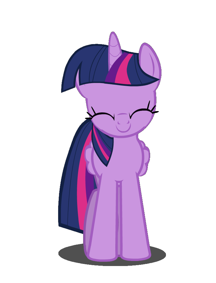 Size: 725x950 | Tagged: safe, artist:rainyvisualz, character:twilight sparkle, character:twilight sparkle (alicorn), species:alicorn, species:pony, animated, cute, eyes closed, female, gif, happy, simple background, solo, transparent background, twiabetes, wobble