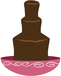 Size: 1600x2000 | Tagged: safe, artist:pageturner1988, episode:a bird in the hoof, g4, my little pony: friendship is magic, bowl, chocolate, chocolate fountain, food, no pony, resource, simple background, transparent background, vector