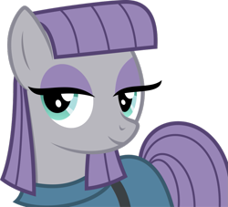 Size: 937x852 | Tagged: safe, artist:itv-canterlot, character:maud pie, species:earth pony, species:pony, episode:the gift of the maud pie, g4, my little pony: friendship is magic, .svg available, cute, female, irrational exuberance, mare, maudabetes, simple background, smiling, solo, transparent background, vector, when she smiles