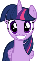 Size: 694x1151 | Tagged: safe, artist:itv-canterlot, character:twilight sparkle, character:twilight sparkle (alicorn), species:alicorn, species:pony, episode:what about discord?, g4, my little pony: friendship is magic, .ai available, .svg available, cute, female, looking at you, mare, simple background, smiling, solo, staring into your soul, transparent background, twiabetes, vector