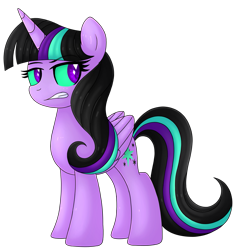 Size: 1107x1168 | Tagged: safe, artist:kimmyartmlp, character:twilight sparkle, character:twilight sparkle (alicorn), species:alicorn, species:pony, colored pupils, colored sclera, eyebrows, eyebrows visible through hair, female, mare, simple background, solo, transparent background, twivine sparkle