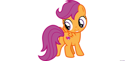 Size: 1920x947 | Tagged: safe, artist:aethon056, character:scootaloo, species:pony, female, solo, website