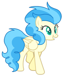 Size: 763x908 | Tagged: safe, artist:musical-medic, oc, oc:breezy rain, parent:high winds, parent:misty fly, species:pegasus, species:pony, female, magical lesbian spawn, mare, offspring, simple background, solo, transparent background