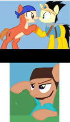 Size: 609x1050 | Tagged: safe, artist:artiekitty135, artist:volcanicdash, base used, species:earth pony, species:pony, species:unicorn, congratulations, crossover, dragon quest (game), erdrick, headband, kirby, minecraft, ponified, shaking hoof, sore loser, steve, super smash bros., super smash bros. ultimate, unamused, waddle dee