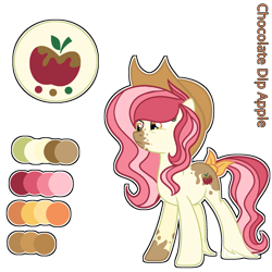 Size: 1280x1280 | Tagged: safe, artist:star-gaze-pony, oc, oc:chocolate dip, parent:apple bloom, parent:pipsqueak, parents:pipbloom, species:earth pony, species:pony, clothing, female, hat, mare, offspring, reference sheet, simple background, solo, transparent background