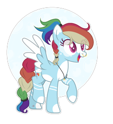 Size: 1266x1395 | Tagged: safe, artist:themisslittledevil, base used, oc, oc:rain dash, parent:rainbow dash, parent:rarity, parents:raridash, species:pegasus, species:pony, eye clipping through hair, female, magical lesbian spawn, mare, nose piercing, nose ring, not rainbow dash, offspring, piercing, simple background, solo, transparent background, two toned wings, wings