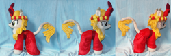 Size: 5941x1974 | Tagged: safe, artist:crazyditty, character:fall flower, species:kirin, irl, photo, plushie, solo