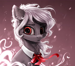Size: 4200x3707 | Tagged: safe, artist:rysunkowasucharia, oc, oc only, species:earth pony, species:pony, abstract background, chest fluff, female, mare, solo