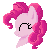 Size: 50x50 | Tagged: safe, artist:piichu-pi, character:pinkie pie, species:earth pony, species:pony, animated, avatar, female, gif, icon, mare, pixel art, simple background, solo, transparent background