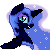 Size: 50x50 | Tagged: safe, artist:piichu-pi, character:nightmare moon, character:princess luna, species:alicorn, species:pony, animated, avatar, female, gif, icon, mare, pixel art, simple background, solo, transparent background