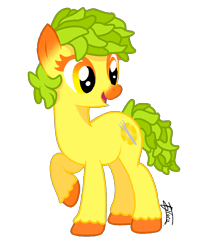 Size: 916x1114 | Tagged: safe, artist:minty joy, oc, oc:pineapone, species:earth pony, species:pony, pineapple, png, simple background, solo