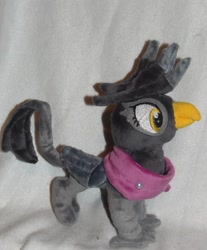 Size: 813x983 | Tagged: safe, artist:crazyditty, species:griffon, georgia (character), irl, photo, plushie
