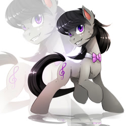 Size: 994x1000 | Tagged: safe, artist:lostdreamm, character:octavia melody, species:earth pony, species:pony, female, grin, mare, smiling, solo, zoom layer