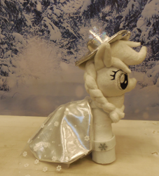 Size: 2200x2424 | Tagged: safe, artist:crazyditty, character:applejack, episode:a hearth's warming tail, episode:hearth's warming eve, g4, my little pony: friendship is magic, holiday, irl, photo, plushie, spirit of hearth's warming past