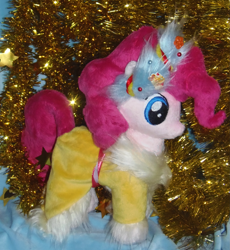 Size: 1839x2000 | Tagged: safe, artist:crazyditty, character:pinkie pie, episode:hearth's warming eve, g4, my little pony: friendship is magic, irl, photo, plushie, spirit of hearth's warming presents