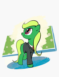 Size: 539x700 | Tagged: safe, artist:tswt, oc, oc only, species:earth pony, species:pony, clothing, female, lawyer, mare, necktie, request, solo, suit, walking