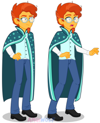 Size: 3462x4221 | Tagged: safe, artist:amgiwolf, character:sunburst, my little pony:equestria girls, clothing, equestria girls-ified, high res, male, robe, simple background, solo, sunburst's robe, transparent background, vector