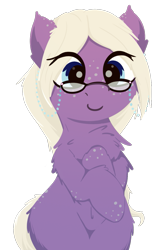 Size: 755x1187 | Tagged: safe, artist:rhythmpixel, oc, oc only, species:earth pony, species:pony, belly button, bipedal, chest fluff, female, freckles, glasses, mare, simple background, solo, transparent background