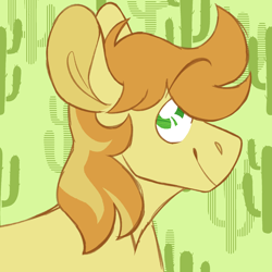 Size: 2160x2160 | Tagged: safe, artist:connorbal, character:braeburn, species:pony, bust, male, portrait, solo