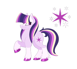 Size: 2422x2172 | Tagged: safe, artist:musical-medic, character:twilight sparkle, species:earth pony, species:pony, g5 leak, leak, cutie mark, earth pony twilight, female, hooves, mare, raised hoof, redesign, simple background, solo, transparent background, twilight sparkle (g5)