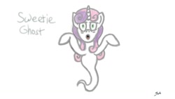 Size: 1366x768 | Tagged: safe, artist:thelonelampman, character:sweetie belle, 2spooky, ghost, ghost pony, irc, sweetie ghost