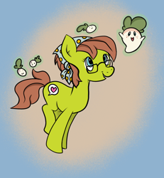 Size: 1124x1219 | Tagged: safe, artist:amynewblue, character:bittersweet, species:pony, comic, comic artist, convention, convention art, green pony, guest of honour, katie cook, ponyfest, ponyfest online, solo