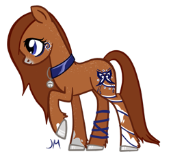 Size: 573x514 | Tagged: safe, artist:russiankolz, oc, oc only, species:earth pony, species:pony, bell, bell collar, butterfly, collar