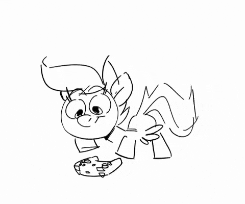 Size: 480x400 | Tagged: safe, artist:kylesmeallie, character:scootaloo, species:pegasus, species:pony, animated, controller, female, gamer scootaloo, monochrome, solo