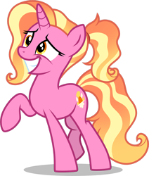 Size: 1280x1507 | Tagged: safe, artist:helenosprime, character:luster dawn, species:pony, cute, female, lusterbetes, simple background, solo, transparent background, vector
