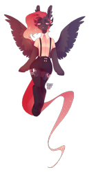Size: 559x1082 | Tagged: safe, artist:ipoloarts, oc, oc only, species:alicorn, species:pony, fly, flying, insect, original species, simple background, solo, transparent background