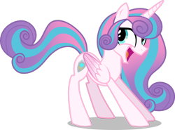 Size: 1280x947 | Tagged: safe, artist:helenosprime, character:princess flurry heart, species:pony, cute, female, flurrybetes, older, simple background, solo, transparent background