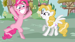 Size: 1280x716 | Tagged: safe, artist:mlplary6, character:pinkie pie, character:surprise, species:pony
