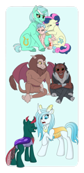 Size: 1024x2119 | Tagged: safe, artist:faitheverlasting, character:bon bon, character:cozy glow, character:lord tirek, character:lyra heartstrings, character:pharynx, character:prince pharynx, character:queen chrysalis, character:scorpan, character:sweetie drops, species:centaur, species:changeling, species:earth pony, species:gargoyle, species:pegasus, species:pony, species:reformed changeling, species:unicorn, a better ending for chrysalis, a better ending for cozy, a better ending for tirek, adorabon, cozybetes, cute, cutealis, diascorpes, female, filly, lyrabetes, male, mare, older bon bon, older lyra heartstrings, pharybetes, purified chrysalis, redemption, tirebetes