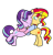 Size: 247x260 | Tagged: safe, artist:icey-wicey-1517, artist:kb-gamerartist, edit, character:starlight glimmer, character:sunset shimmer, species:pony, species:unicorn, ship:shimmerglimmer, bipedal, bisexual pride flag, clothing, collaboration, color edit, colored, ear piercing, earring, eyes closed, female, grin, hug, jewelry, lesbian, mare, piercing, pride, pride flag, raised hoof, raised leg, shipping, simple background, smiling, socks, striped socks, transparent background