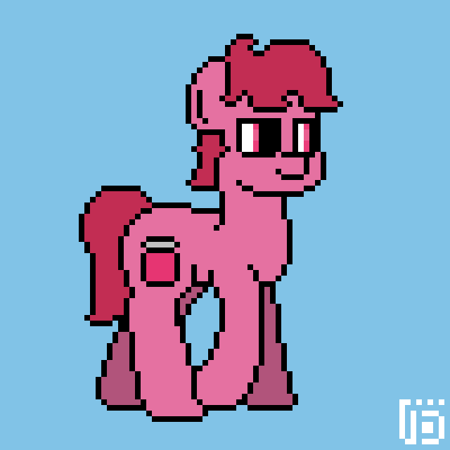 Size: 640x640 | Tagged: safe, artist:vohd, oc, species:earth pony, species:pony, animated, frame by frame, pixel art, simple background, walking
