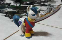 Size: 1508x963 | Tagged: safe, artist:dingopatagonico, character:shining armor, species:pony, g4, irl, photo, solo, toy