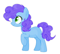 Size: 2824x2520 | Tagged: safe, artist:lazuli, artist:thieeur-nawng, base used, oc, oc only, species:earth pony, species:pony, g4, earth pony oc, raised hoof, simple background, smiling, solo, transparent background