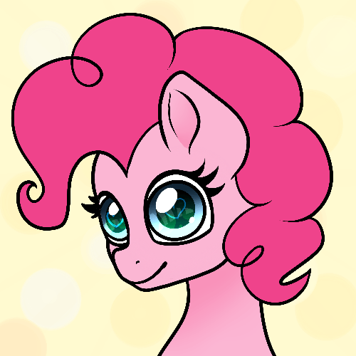 Size: 500x500 | Tagged: safe, artist:cornelia_nelson, artist:lazy_daissy, character:pinkie pie, species:pony, g4, animated, explicit source, gif, looking at you, one eye closed, tongue out, wink, winking at you, ych example, your character here