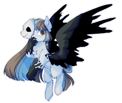 Size: 1054x900 | Tagged: safe, artist:thieeur-nawng, oc, oc only, species:pony, g4, claws, flying, mask, simple background, solo, transparent background
