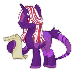 Size: 1528x1488 | Tagged: safe, artist:katnekobase, artist:thieeur-nawng, base used, oc, oc only, species:pony, species:unicorn, g4, hoof hold, horn, leonine tail, male, scroll, simple background, stallion, transparent background, unicorn oc