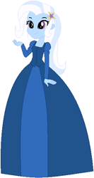 Size: 297x558 | Tagged: safe, artist:selenaede, artist:sturk-fontaine, base used, character:trixie, species:eqg human, g4, my little pony:equestria girls, clothing, dress, gown, simple background, the great and elegant trixie, white background