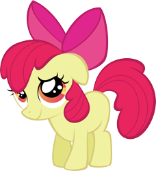 Size: 5443x5972 | Tagged: safe, artist:iamadinosaurrarrr, character:apple bloom, absurd resolution, simple background, transparent background, vector