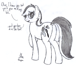 Size: 2185x1918 | Tagged: safe, artist:bamthand, oc, oc only, oc:psalm, species:pony, plot, solo, traditional art