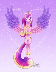 Size: 1080x1368 | Tagged: safe, artist:laurenmagpie, character:princess cadance, species:alicorn, species:pony, female, solo